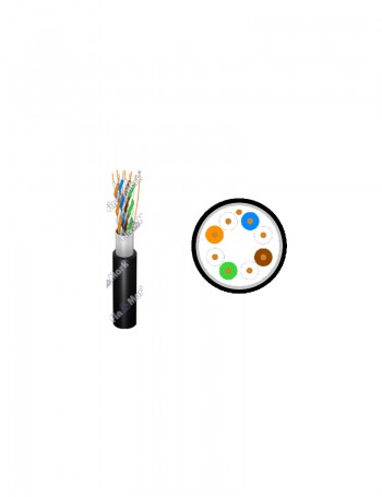 Finmark FTP CAT 5E PE Black 305м