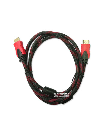 Кабель TCOM HDMI-HDMI 1.5м з фільтрами в оплетенні