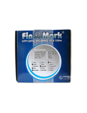 Finmark UTP CAT 5E PE Black 100м