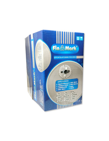 Finmark UTP Cat5e 4P 24AWG PE Black 305м - фото1