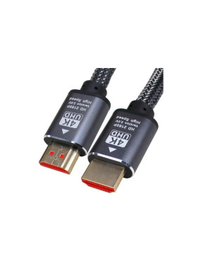 Кабель TCOM HDMI-HDMI 2м v2.0 в оплетенні