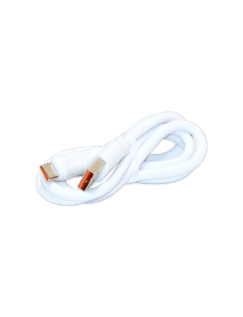 Кабель Supercable USB - USB Type-C 6A 120W Білий 1м