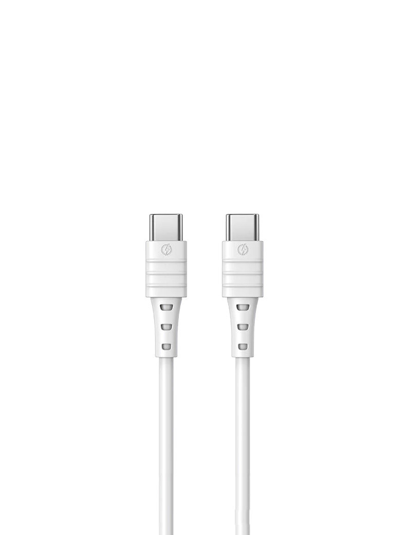 Кабель USB Type-C - Type-C REMAX RC-068 белого цвета