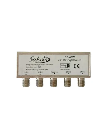 DiSEqC коммутатор Satcom SD-43W