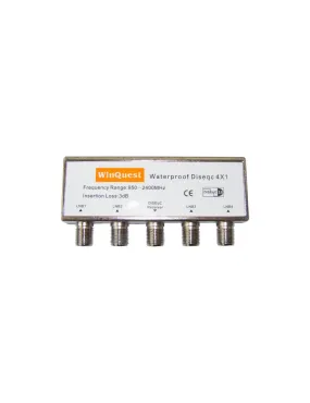 Комутатор DiSEqC WinQuest 4x1 Waterproof