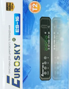 Ефірний Т2 приймач Eurosky ES-16