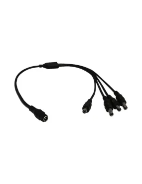 Разветвитель питания ATIS L4_гнездо DC на 4 штекера DC