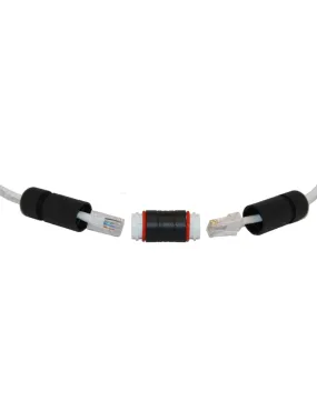 З'єднувач витої пари гніздо RJ-45 - RJ-45, герметичний
