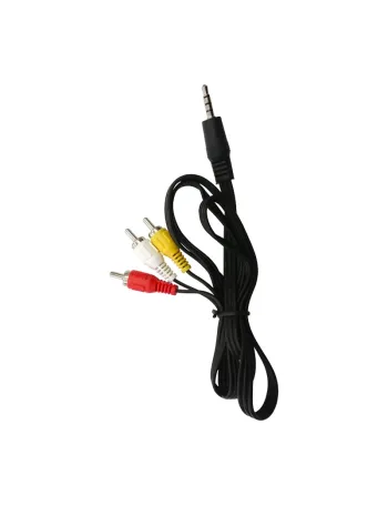 Кабель 3RCA - miniJack (короткий)