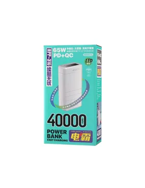 Повербанк REMAX RPP-310 40000 mAh PD+QC 65W