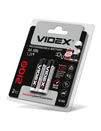Акумулятор Videx HR6/AA 2100mAh 2 шт