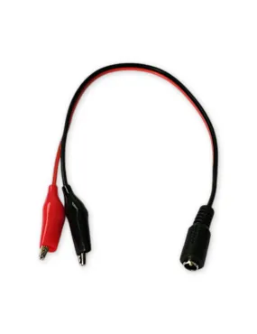 Кабель перехідник DC (female) - Alligator Clip "крокодил"
