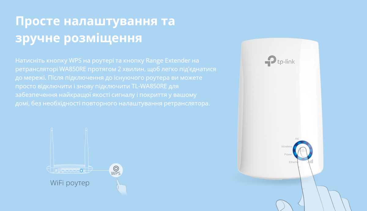 WiFi удлинитель tp-link TL-WA850RE: цена, обзор, отзывы, фото. Купить tp- link в Киеве, Украине.